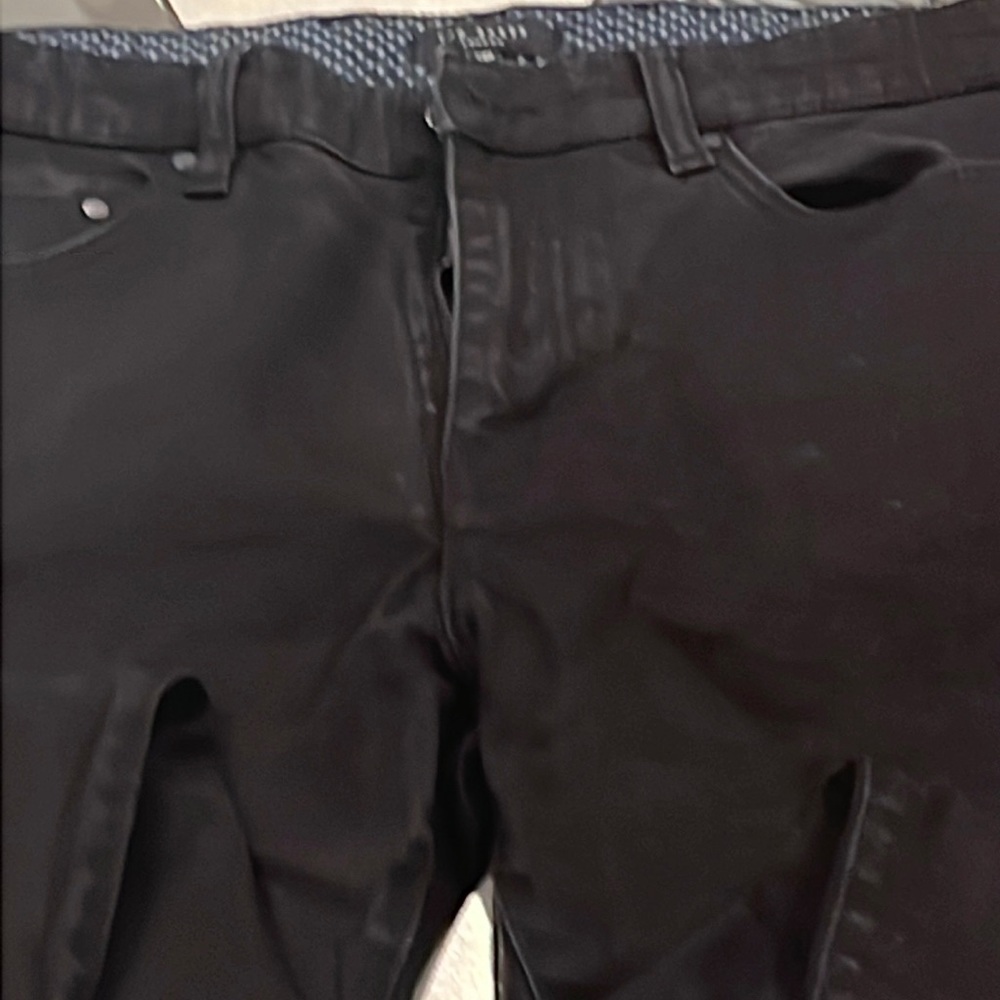 3434 ted baker London black one percent stretch jeans straight leg